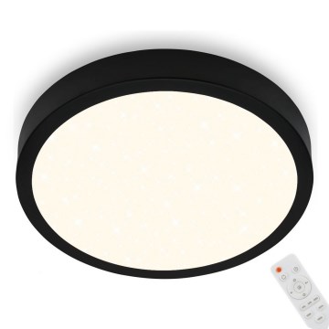 Briloner 3704-015 - LED loftlampe dæmpbar RUNA LED/22W/230V 2700-6500K sort + fjernbetjening