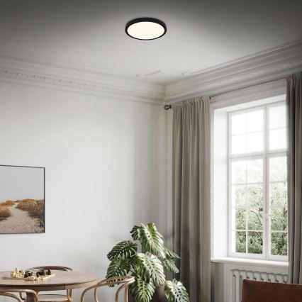 Briloner 3704-015 - LED loftlampe dæmpbar RUNA LED/22W/230V 2700-6500K sort + fjernbetjening