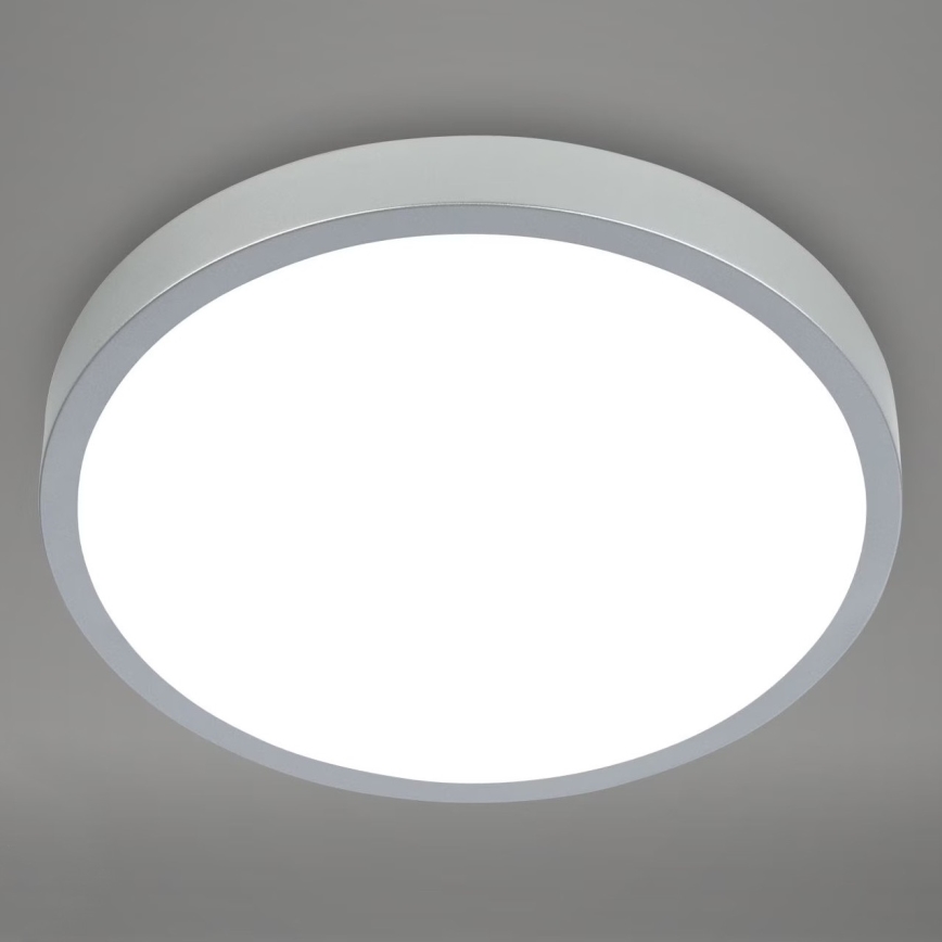 Briloner 3709-014 - LED loftlampe m. RGBW-farver dæmpbar LED/22W/230V 4000K diameter 38 cm sølvfarvet + fjernbetjening