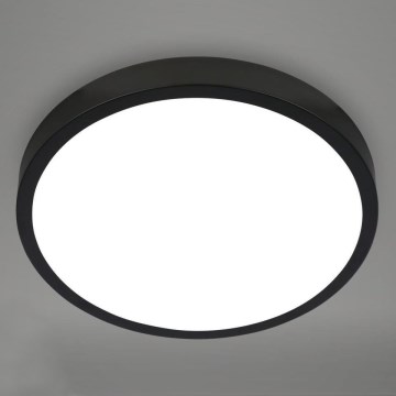 Briloner 3709-015 - LED loftlampe m. RGBW-farver dæmpbar LED/22W/230V 4000K diameter 38 cm sort + fjernbetjening