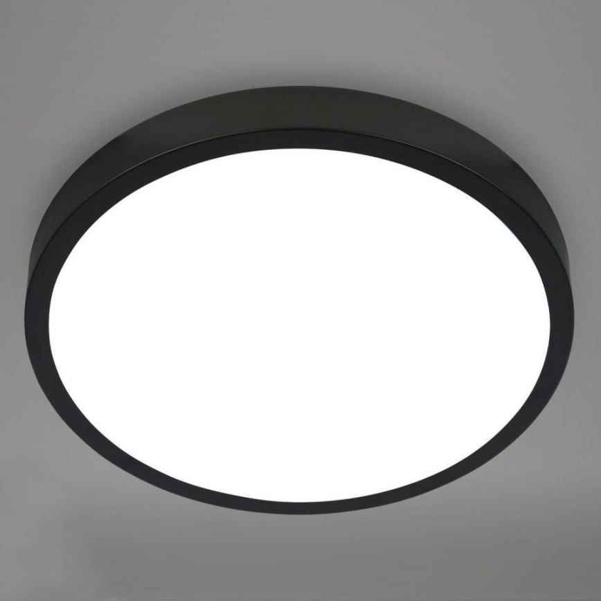 Briloner 3709-015 - LED loftlampe m. RGBW-farver dæmpbar LED/22W/230V 4000K diameter 38 cm sort + fjernbetjening