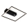 Briloner 3770-015 - FRAME LED loftlampe med bevægelses- og skumringssensor LED/14W/230V 3000K 30x32 cm sort