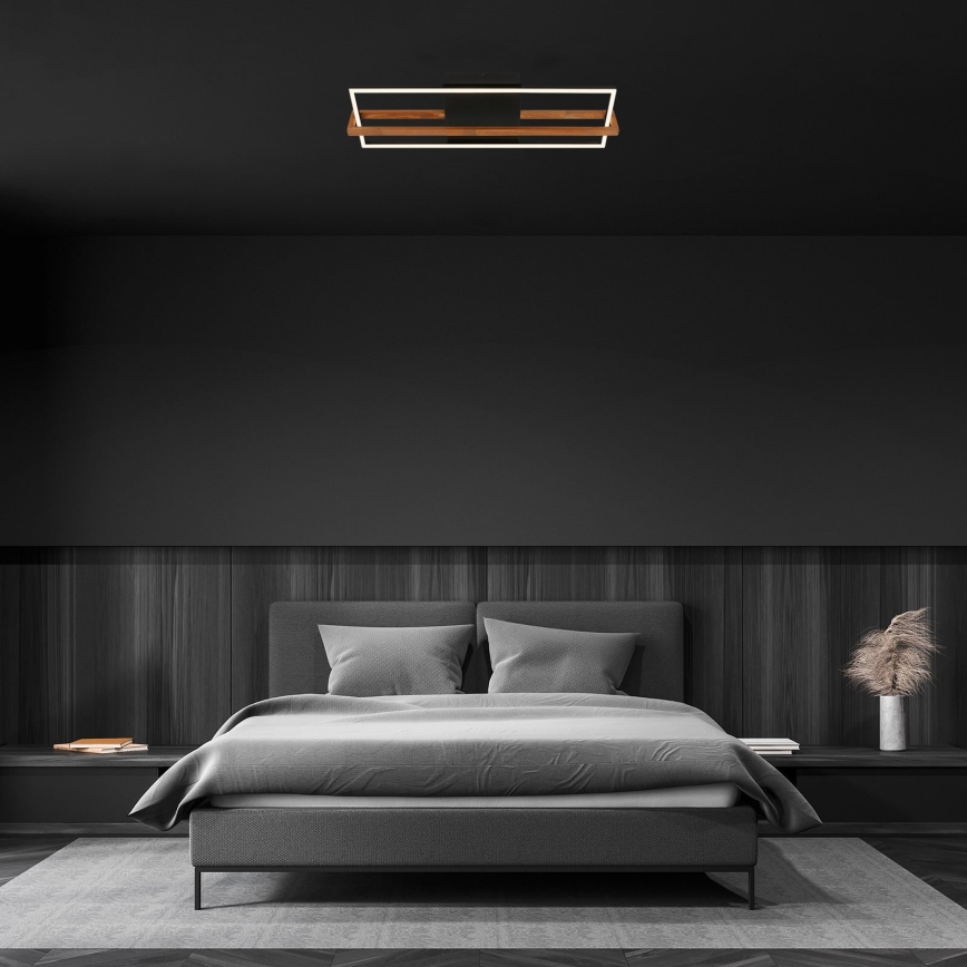 Briloner 3777-015 - LED-loftlampe FRAME LED/21W/230V 3000K sort