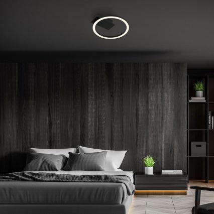 Briloner 3778-015 - LED-loftlampe FRAME LED/5W/230V Ø 20 cm sort