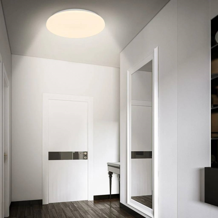 Briloner 3828-016 - Badeværelsesloftlampe med bevægelsessensor WALK LED/24W/230V IP54 Ø 35 cm hvid