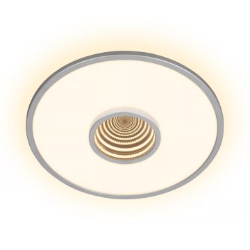 Briloner 3847014 - LED-loftlampe TORO LED/18W/230V Ø 42 cm mat krom