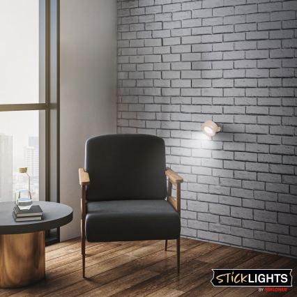 Briloner 3896011 - LED dæmpbar genopladelig væglampe TARI LED/1,6W/5V 1500 mAh beige