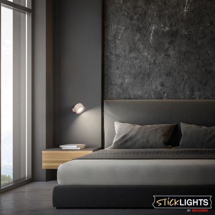 Briloner 3896011 - LED dæmpbar genopladelig væglampe TARI LED/1,6W/5V 1500 mAh beige