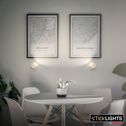 Briloner 3896011 - LED dæmpbar genopladelig væglampe TARI LED/1,6W/5V 1500 mAh beige