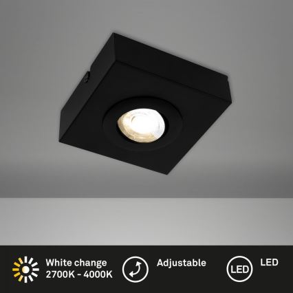 Briloner 3996015 - LED spotlampe CTS LED/4W/230V 2700/4000K sort