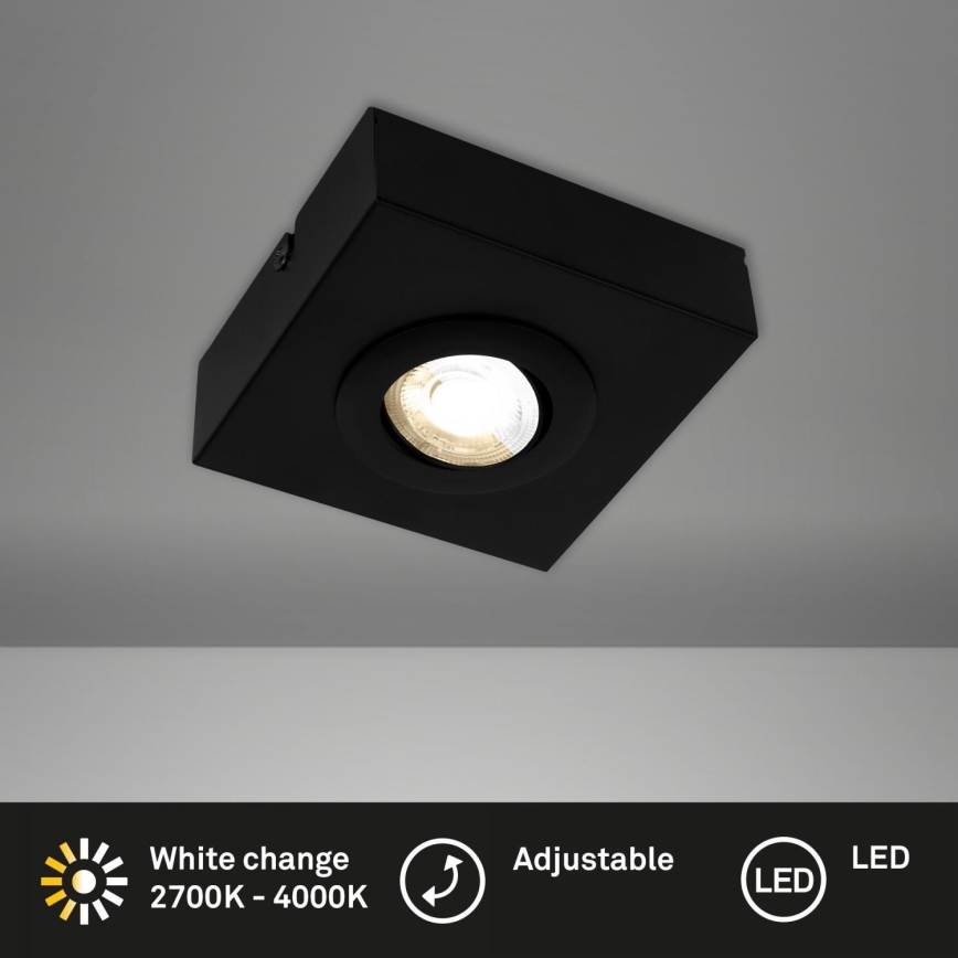 Briloner 3996015 - LED spotlampe CTS LED/4W/230V 2700/4000K sort