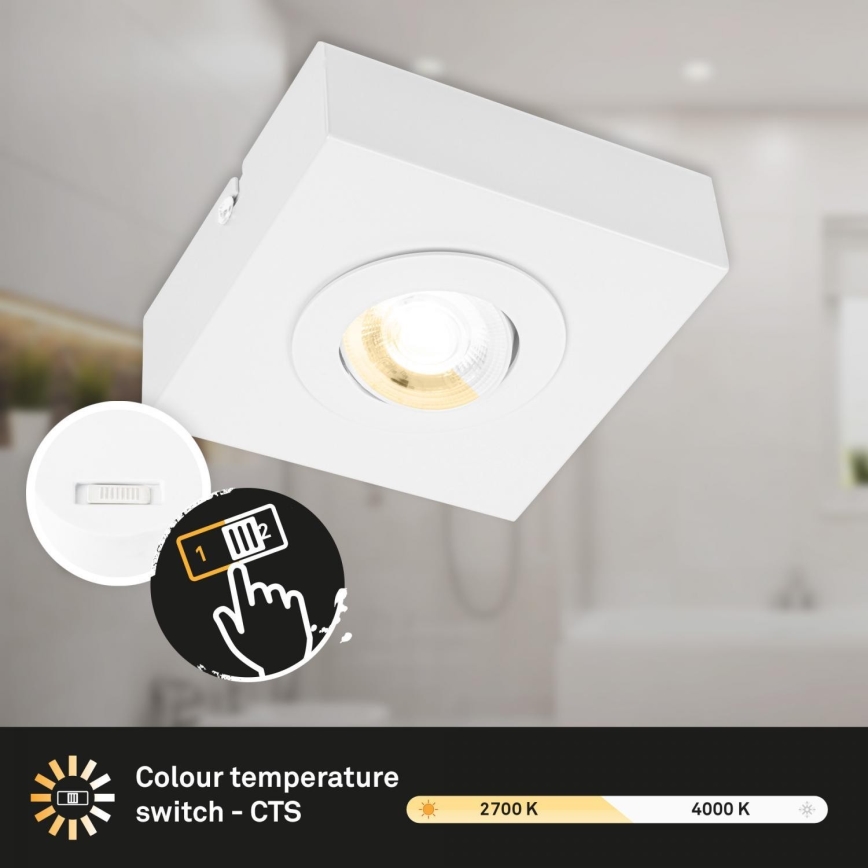 Briloner 3996016 - LED spotlampe CTS LED/4W/230V 2700/4000K hvid