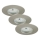 Briloner - 3x LED indbygningslampe til badeværelse dæmpbar LED/5,5W/230V IP44
