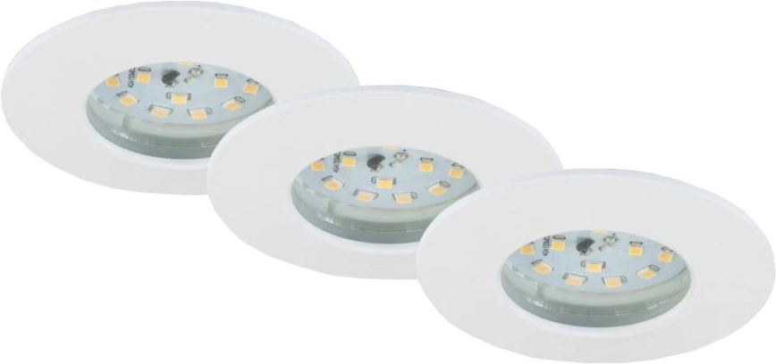 Briloner 6994-036 - Sæt med 3x LED indbygningsspots til badeværelset LED/5W/230V IP44