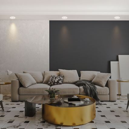 Briloner 7039036 - Sæt med 3 LED-indbygningsspots til badeværelset 3xLED/5W/230V IP44 hvid