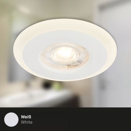 Briloner 7039036 - Sæt med 3 LED-indbygningsspots til badeværelset 3xLED/5W/230V IP44 hvid