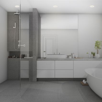 Briloner 7039036 - Sæt med 3 LED-indbygningsspots til badeværelse LED/5W/230V IP44 hvid