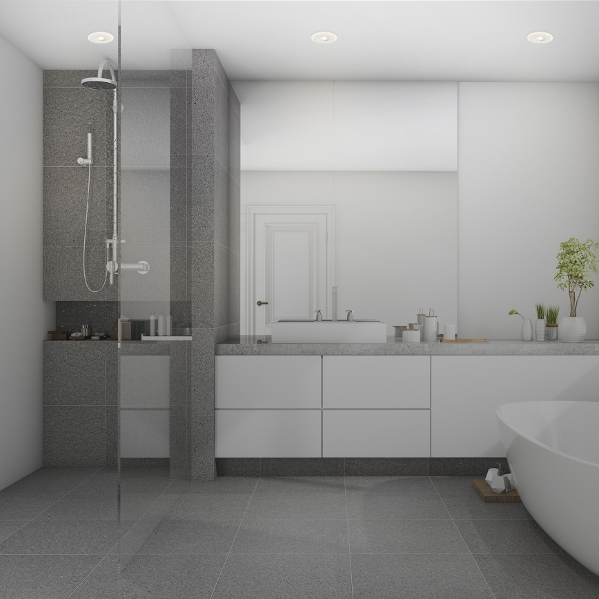 Briloner 7039036 - Sæt med 3 LED-indbygningsspots til badeværelse LED/5W/230V IP44 hvid