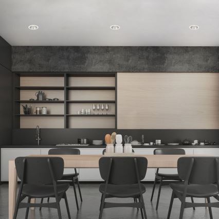 Briloner 7041-036 - SÆT 3x LED indbygningslampe til badeværelse LED/4,9W/230V IP44 hvid