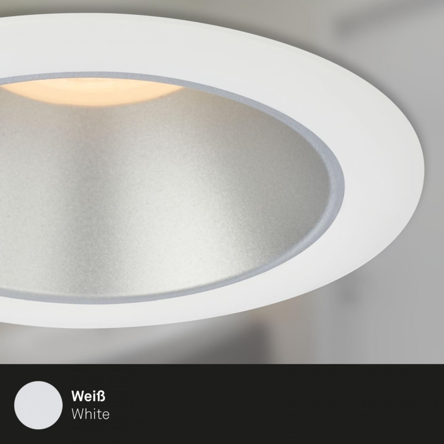 Briloner 7041-036 - SÆT 3x LED indbygningslampe til badeværelse LED/4,9W/230V IP44 hvid