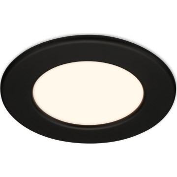 Briloner 7049015 - Dæmpbar LED indbygningsspot til badeværelse LED/6W/230V 3000K IP44 sort