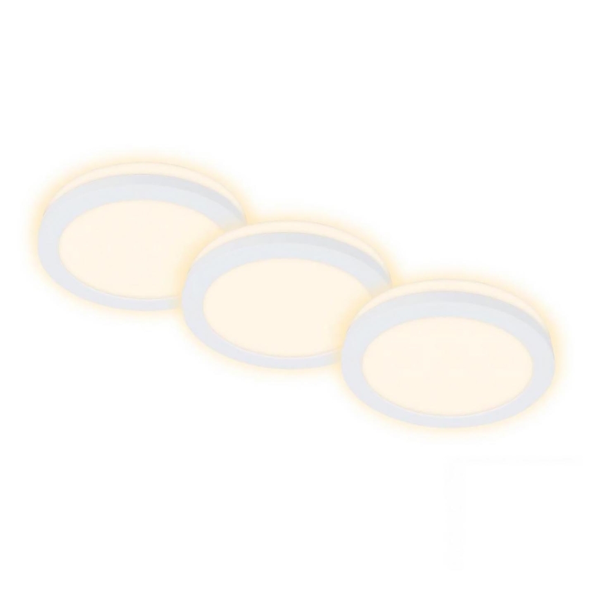 Briloner 7055-036 - SÆT 3x LED indbygningslampe til badeværelse LED/3W/230V IP44