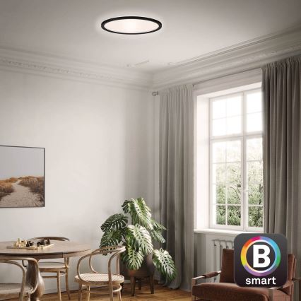 Briloner 7058-015 - LED lampe dæmpbar SLIM LED/18W/230V 2700-6500K Wi-Fi Tuya + fjernbetjening