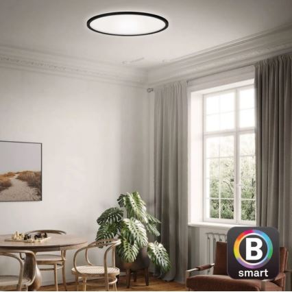 Briloner 7059-015 - LED loftlampe dæmpbar SLIM LED/22W/230V 2700-6500K Wi-Fi Tuya + fjernbetjening