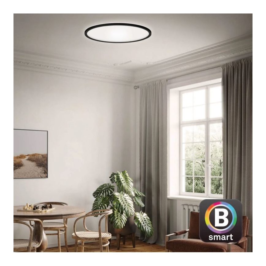 Briloner 7059-015 - LED loftlampe dæmpbar SLIM LED/22W/230V 2700-6500K Wi-Fi Tuya + fjernbetjening