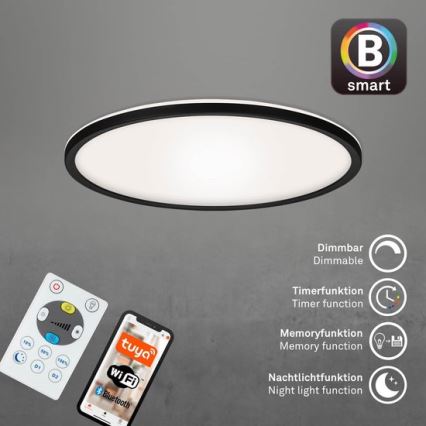 Briloner 7059-015 - LED loftlampe dæmpbar SLIM LED/22W/230V 2700-6500K Wi-Fi Tuya + fjernbetjening