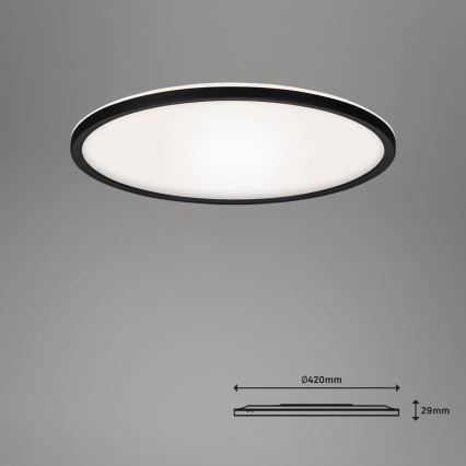 Briloner 7059-015 - LED loftlampe dæmpbar SLIM LED/22W/230V 2700-6500K Wi-Fi Tuya + fjernbetjening