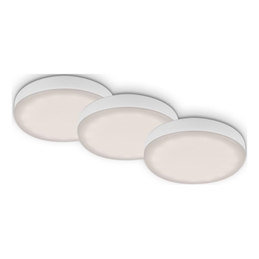 Briloner 7061-436 - SÆT 3x LED indbygningslampe til badeværelse LED/3W/230V IP44