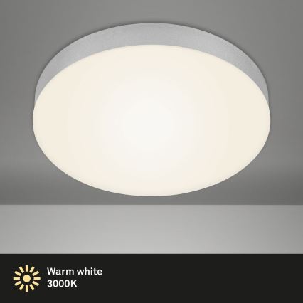 Briloner 7066-014 - LED loftlampe FLAME LED/21W/230V 3000K sølvfarvet diameter 28,7 cm