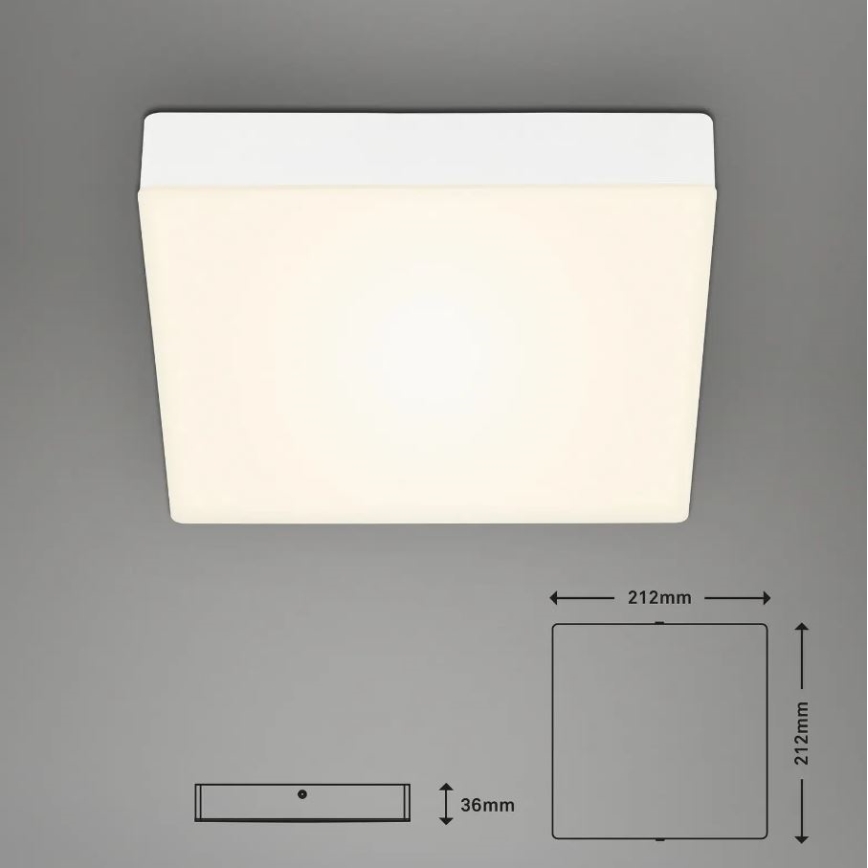 Briloner 7070-016 - LED loftlampe FLAME LED/16W/230V hvid