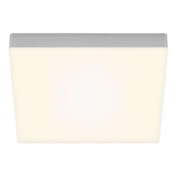 Briloner 7071-014 - LED loftlampe FLAME LED/21W/230V 3000K 28,7x28,7 cm sølvfarvet