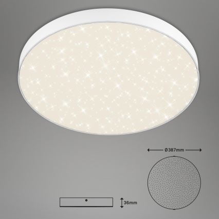 Briloner 7075-416 - LED loftlampe STAR SKY LED/24,5W/230V 4000K diameter 38 cm hvid