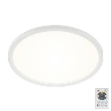 Briloner 7079-016 - LED dæmpbar loftlampe SLIM LED/18W/230V 2700-6500K + fjernbetjening