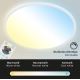 Briloner 7079-016 - LED loftlampe dæmpbar SLIM LED/18W/230V 2700-6500K + fjernbetjening