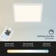 Briloner 7081-016 - LED loftlampe dæmpbar SLIM LED/18W/230V 2700-6500K + fjernbetjening