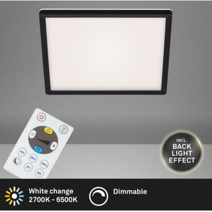 Briloner 7082-015 - LED loftlampe dæmpbar SLIM LED/22W/230V 2700-6500K + fjernbetjening
