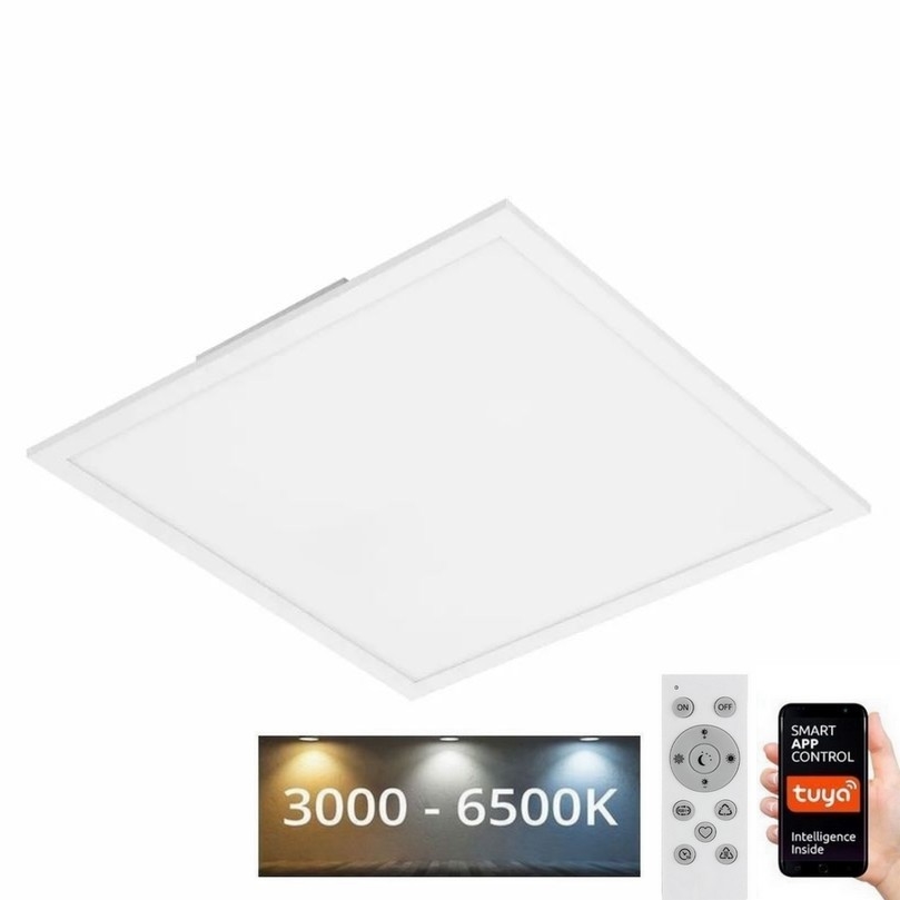 Briloner 7087-016 - LED lampe m. RGBW-farver dæmpbar SMART LED/24W/230V 3000-6500K Wi-Fi Tuya + fjernbetjening