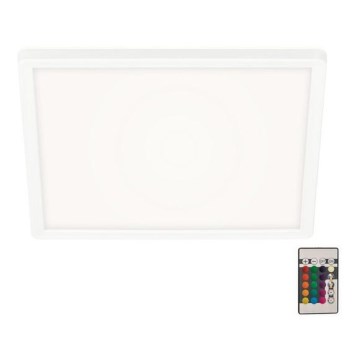 Briloner 7091-416 - LED loftlampe m. RGBW-farver dæmpbar SLIM LED/22W/230V + fjernbetjening