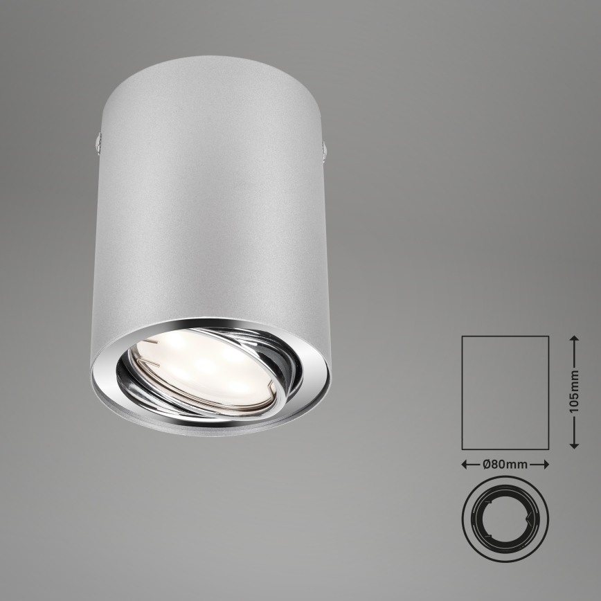 Briloner 7119-014 - LED spotlampe TUBE 1xGU10/5W/230V rund