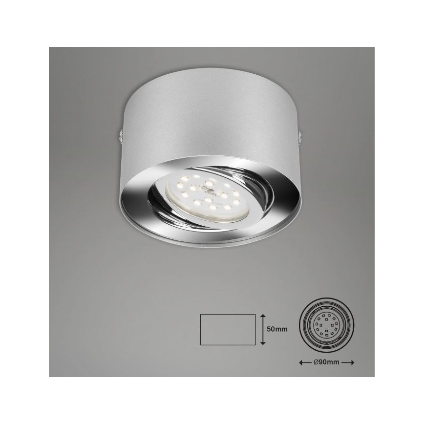 Briloner 7121-014 - LED spotlampe TUBE 1xLED/5W/230V rund