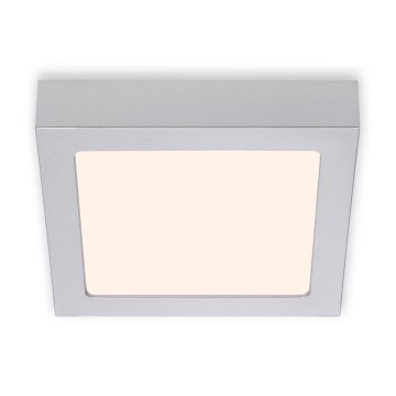 Briloner 7123-014 - LED-loftlampe FIRE LED/12W/230V 3000K 17x17cm sølv