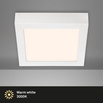 Briloner 7123-016 - LED-loftlampe FIRE LED/12W/230V 3000K 17x17 cm hvid
