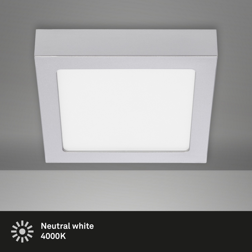Briloner 7123-414 - LED loftlampe FIRE LED/12W/230V sølvfarvet