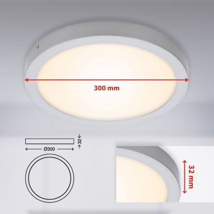 Briloner 7141-014 - LED loftlampe FIRE LED/21W/230V 3000K