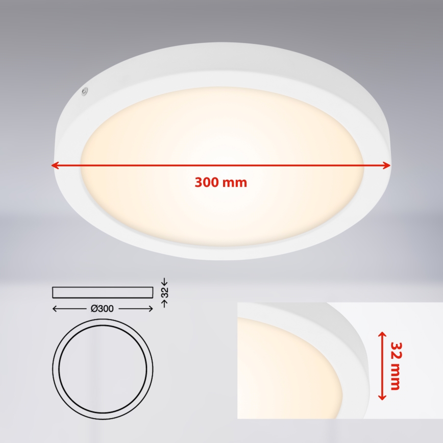 Briloner 7141-016 - LED loftlampe FIRE LED/21W/230V