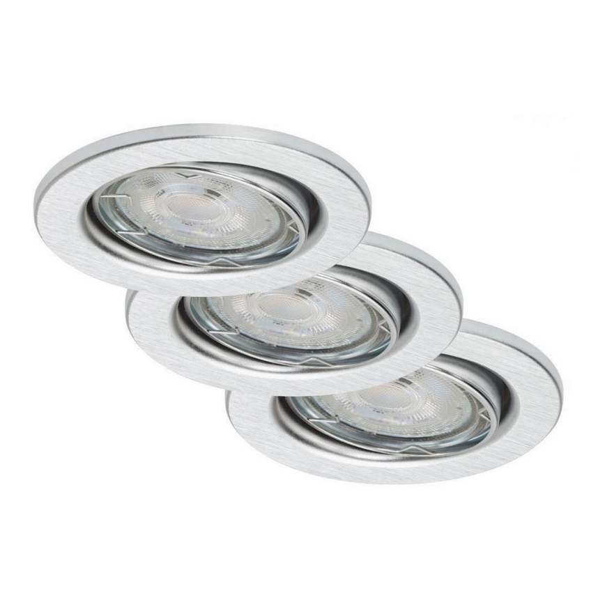 Briloner 7148-039 - 3x LED badeværelseslampe dæmpbar GU10/5,5W/230V IP23